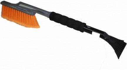Sparta Car Ice Scraper With Brush in Black Color