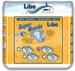 Libo Super Νυκτός Incontinence Diapers Medium 15pcs