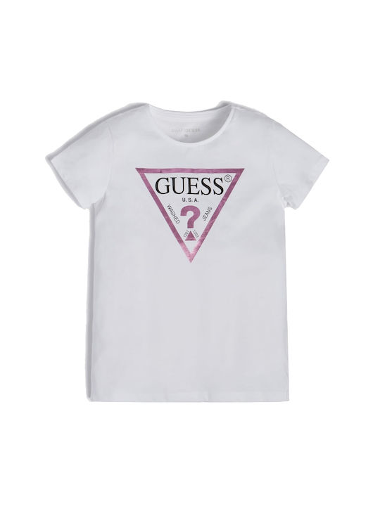 Guess Παιδικό T-shirt Λευκό