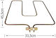 201013 Ersatz-Backofenheizung Kompatibel mit Elco 45.5x33.5cm