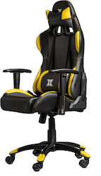 Serioux Torin Artificial Leather Gaming Chair with Adjustable Arms Black / Yellow