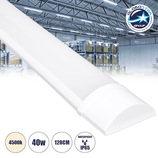 GloboStar Lighting Batten Outdoor with Integrated LED 40W 120cm