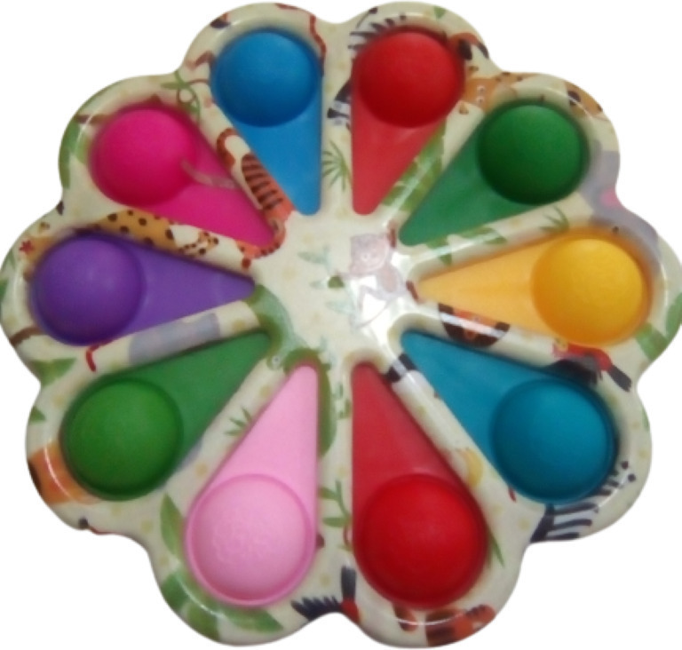 Pop It Fidget Ζώα της ζούγκλας Πολύχρωμο Skroutz.gr