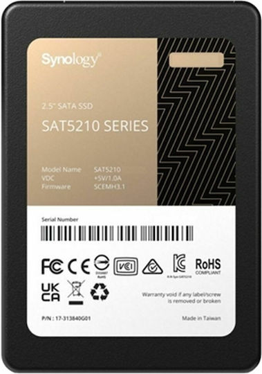 Synology SAT5210 SSD 1.9TB 2.5'' SATA III SAT5210-1920G