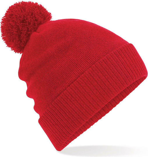 Snowstar B439 Пом пом шапка Мъжки Шапка Classic Red