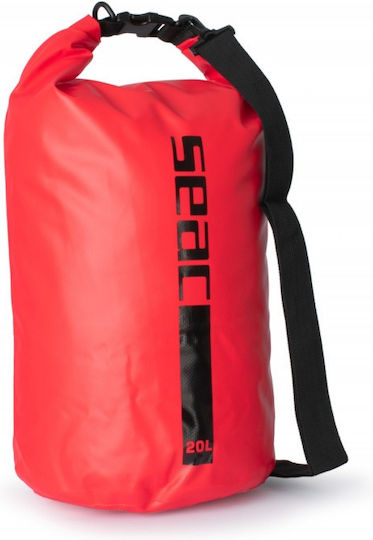 Seac Wasserdichte Tasche Umhängetasche mit einer Kapazität von 20 Litern Rot