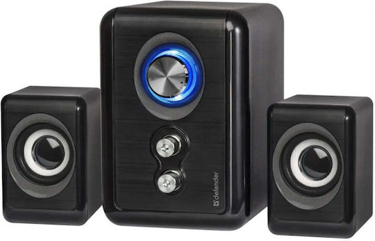 Defender V11 Computerlautsprecher 2.1 mit Leistung 11W in Schwarz Farbe