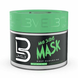 L3vel3 Mud Scrub Mask Scrub for Face 500ml