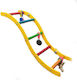 Glee Wooden Bird Cage Game Staircase 40x11cm