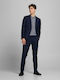 Men's Winter Suit Slim Fit Navy Blue