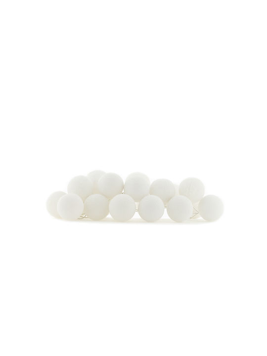 Cotton Ball Lights φωτάκια εσωτερικού χώρου White 35 τεμαχίων