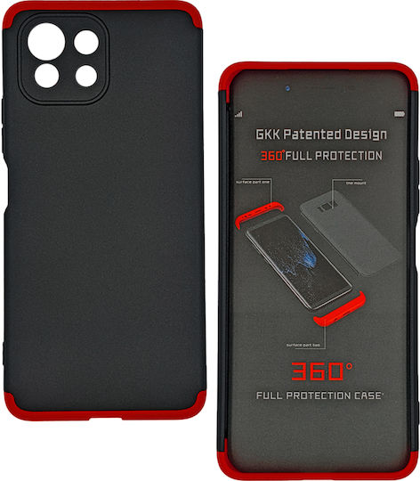 GKK 360 Plastic Black/Red (Xiaomi Mi 11 Lite / 11 Lite 5G / 11 Lite 5G NE)
