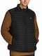 Ärmellos Jacke Puffer Schwarz