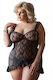 Softline Bianca SFL1818 Sexy Ρόμπα Black