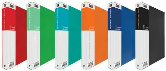 Skag Clipboard Flexible with 80 plastic sleeves Slides for Paper A4 Systems (Μiscellaneous colours) 1pcs