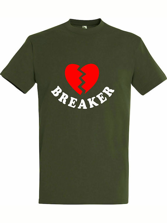 T-shirt Unisex " Heart Breaker ", Army