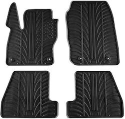Gledring Set Front and Back 4pcs for Ford Focus 2015-2018 Black