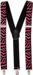 Pink Carnival Suspenders