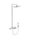 Ideal Standard Ceratherm Στήλη Ντουζ με Μπαταρία 113.4cm Ασημί