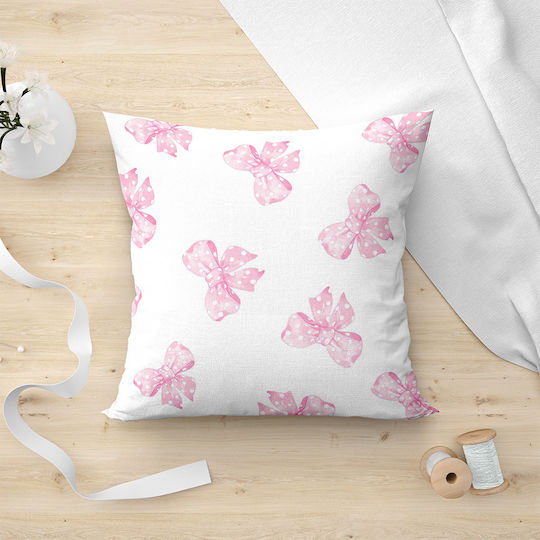 Lino Home Калъф За Възглавница Ellie От 100% Памук 301 Розов 45x45см