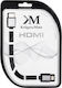 Kruger & Matz Cable HDMI male - mini HDMI male 1.8m Μαύρο