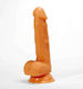 Chisa Novelties X-Men Hale's Cock Ρεαλιστικό Dildo με Όρχεις και Βεντούζα Flesh 23cm