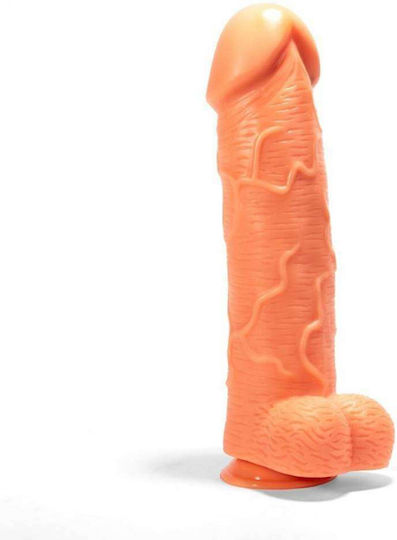 Chisa Novelties X-Men Super Sized Dildo Dildo realist cu Testicule și Ventuză Carne 28cm