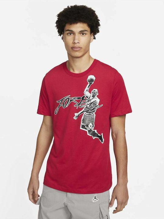 Jordan Men's T-shirt Κόκκινο