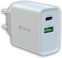 Devia RLC-510 DVCH-346576 Αντάπτορας 20W Devia RLC-510 DVCH-346576 Αντάπτορας 20W