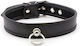 Fetish Addict Collar With Hoop Halsband Black