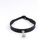 Fetish Addict Adjustable Collar with Bell 43cm Κολάρο Black