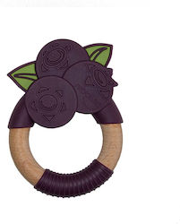 Nibbling Acai Berry Teething Ring made of Wood for 3 m+ 1pcs