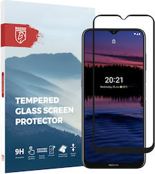 Rosso Full Face Tempered Glass Μαύρο (Nokia G10)