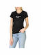 Pepe Jeans New Virgina Damen T-shirt Schwarz