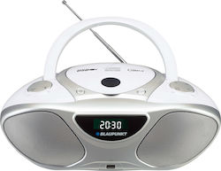 Blaupunkt Portable Radio-CD Player Boombox BB14WH Equipped with CD / USB / Radio White