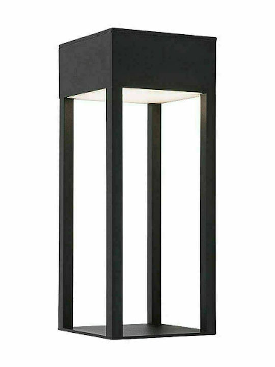 Nowodvorski Structure Επιτοίχια Εξωτερική Πλαφονιέρα LED IP54 13W με Θερμό Λευκό Φως 10x25εκ.