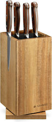 Navaris Magnetic Knives Block Wooden