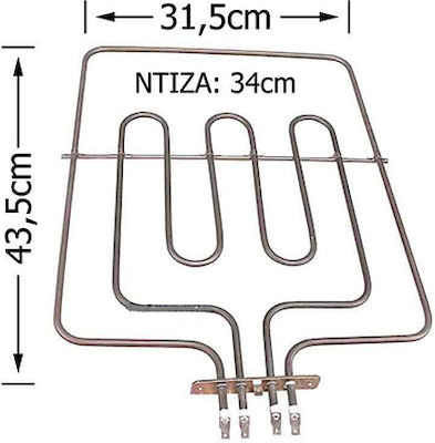 Elco 2433137103 Replacement Oven Heating Element Compatible with Elco