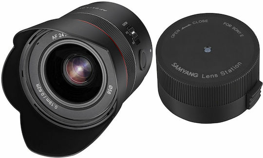 Samyang Full Frame Φωτογραφικός Φακός 24mm F/1.8 AF Wide Angle για Sony E Mount Μαύρος