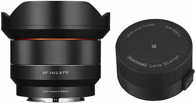 Samyang Full Frame Φωτογραφικός Φακός AF 14mm f/2.8 Wide Angle για Sony E Mount Black Station