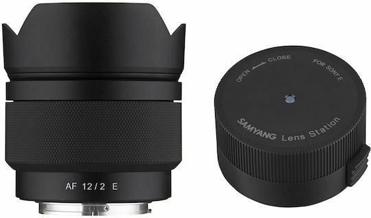 Samyang Crop Φωτογραφικός Φακός 12mm F/2.0 AF Compact Ultra-Wide Angle Wide Angle για Sony E Mount Μαύρος