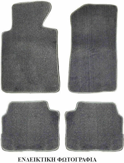 Carner Σετ Μπροστινά και Πίσω Πατάκια 4τμχ για Volkswagen Passat 2005-2010 Γκρι