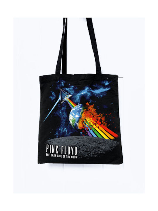 Pink Floyd shopping bag in black color