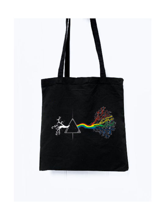 Pink Floyd shopping bag in black color