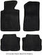 Carner Set of Front and Rear Mats 4pcs for Nissan X-Trail 2003-2007 Black