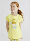 Mayoral Kids Blouse Short Sleeve Yellow