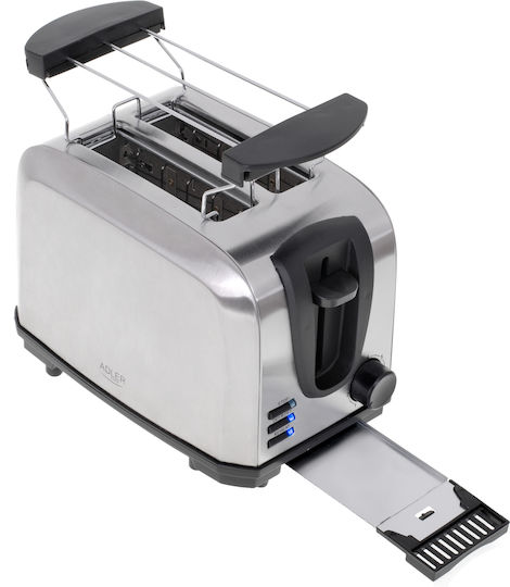 Adler Φρυγανιέρα 2 Θέσεων 700W Inox