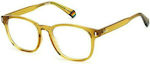 Polaroid Plastic Eyeglass Frame Yellow PLD D453 40G