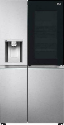 LG GSXV91BSAF Ψυγείο Ντουλάπα 635lt Total NoFrost Υ179xΠ91.3xΒ73.5εκ. Inox