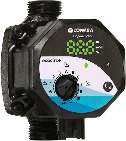 Lowara Ecocirc S+ 32/4 Mulinete de pescuit Pompa de circulație Încălzire / Climatizare 180mm